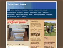 Tablet Screenshot of fehrenbachfarms.com